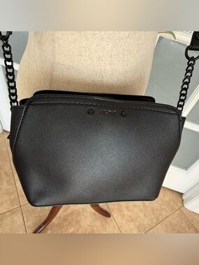 ALDO Black Crossbody Bag Chain Strap Small Purse